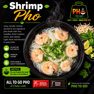A21: Shrimp Pho (5 PCS Jumbo Shrimps)