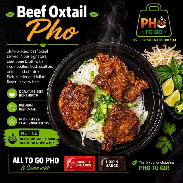 A19: Beef Oxtail Pho.