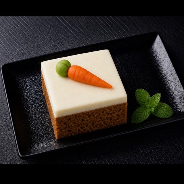 Square Carrot Cake.